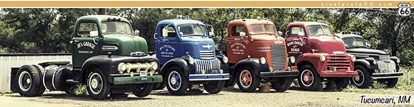 Camiones antiguos en TUCUMCARI, NM